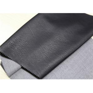 China 0.65 Mm PU Leather Faux Leather , Waterproof PU Faux Leather Fabric supplier