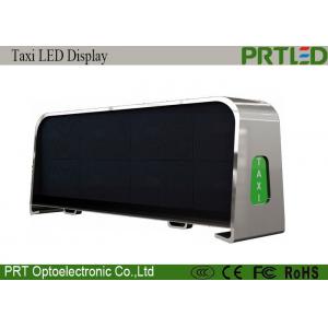 China Outdoor P5 Taxi Top LED Display Sign With Double Side Sopport 3G WIFI supplier