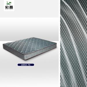 China Dark 230cm Striped Jacquard Fabric / Tricot Warp Knit Fabric for bedding supplier