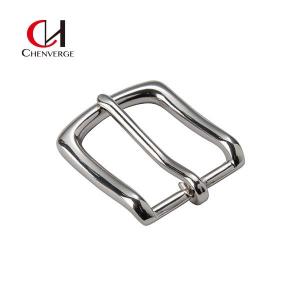 China Square Smooth Silver Pin Belt Buckles Antiwear Erosion Resistant supplier