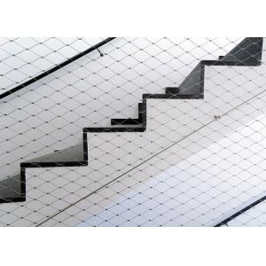 SS304 Excellent Flexibility Stair Netting With Buckle 2.0 MM Wire 50x50 MM Hole