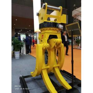 Customized Hydraulic Wood Rotary Grapple For CX210 PC200 EC210 ZX200 DH225