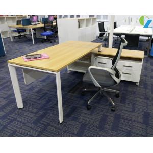 Modren Manager executive Desk Furniture With Triangle Tube Leg