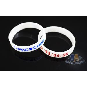 Multi Colored Custom Plastic Bracelets Embossed Silicone Wristbands For Events