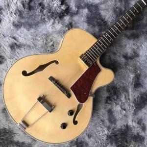 2020 New Godin Style Model Custom Grand 5th Avenue Jazz Electric Guitar in Natural