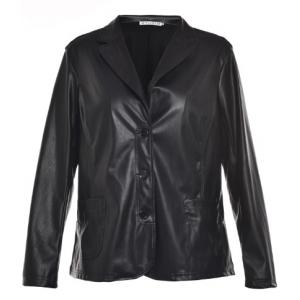 China Autumn Or Winter Long Sleeve Ladies PU Jackets; Adults Street Motorcycle Jacket wholesale