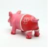 China Wholesale latex pig dog toy classic dog toy with squeaky sound cool with sunglasses wholesale