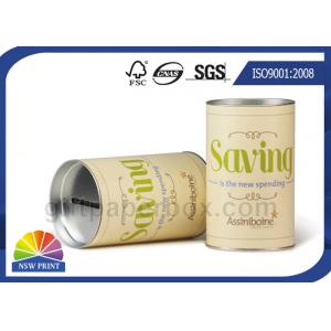 Luxury Metal Lid and Base Cylinder Cardboard Round Paper Tube Wine Cans Packaging