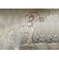 China Fairy Bronze Relief Sculpture Ancient Style Metal Wall Art Corrosion Stability on sale