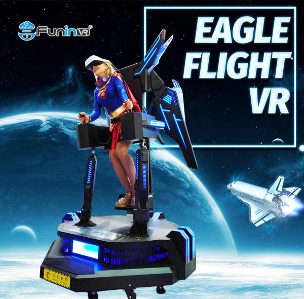 Simulateur interactif d'Eagle Flight VR de simulateur de jeu de la charge évalu