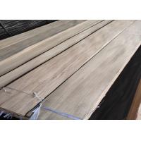 China Ash Wood Sliced Brown Veneer MDF Sheets 3500mm Size Crown Cut on sale
