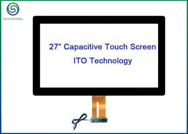 Aspect Ration 16 / 9 Industrial Touch Screen 27 Inch Projected Capacitive Touch