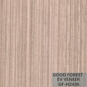 Engineered Wood Veneer Pear Oak Brown Color Quarter Cut Customized