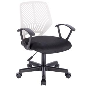 China Lumbar Support Ergonomic Swivel Chair Executive Rolling Adjustable Mid Back Task Chair supplier