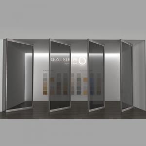 Aluminium Glass Pivot Front Door Framed Pivot Shower Door Multi Panel