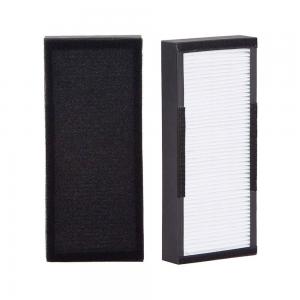 Black Cartridge HEPA Pure Air Filter Panels Fiberglass Pleat Pack
