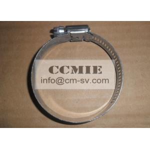 China Bulldozer Stainless Steel Hose Clamp Spare Parts , CE / ISO Metal Pipe Clamp supplier