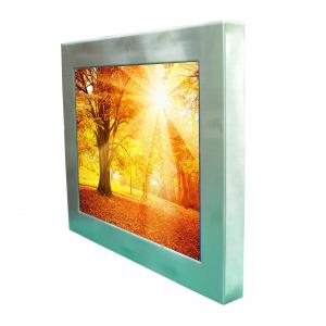 China 12.1 1500nits high bright outdoor robust stainless steel full IP66/IP67 waterproof  touch Panel PC computer supplier