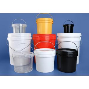 Seal Lid Rounded Plastic Bucket For Convenient And Safe Storage