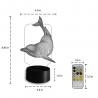 Animal Dolphin Kids 3D Night Light 7 Colors Change with Remote Control Gifts for