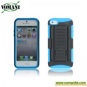 China PC+silicone case for iphone5, Belt clip cover, transformers design supplier