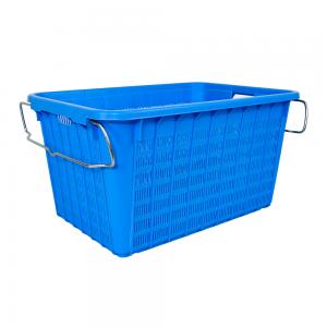 China Practical Iron Handled Home Kitchen Storage Crate for Organizing Vegetables and Fruits supplier