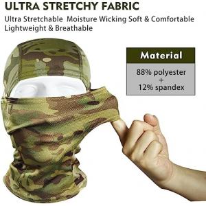 Outdoor Camouflage Tactical Mask Scarf Military Camo Face Mask Bandana Balaclava Hood Headwear Men Women Tactical
