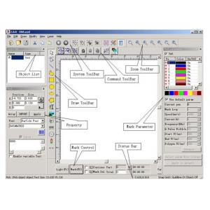 1D 2D 3D EZCAD2  Laser Marker Software Powerful For Laser Machine