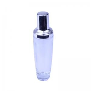 China 50g Glass Round Pump Sprayer Bottle supplier