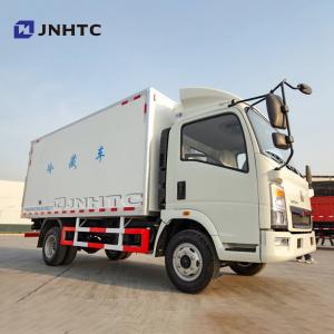 China HOWO 4X2 8000kg Light Duty Commercial Trucks Refrigerator Box Truck Freezer Van supplier