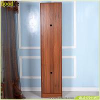 China Living Room Wooden Shoe Cabinet Nordic Brown Melamine MDF Wood Storage Locker on sale