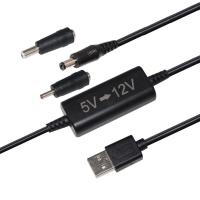China 10ft 10m DC-DC Transformer 5V To 12V Step Up Cable For USB To DC Power Converter on sale