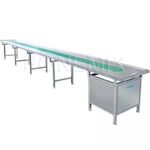 China Industrial Ancillary Equipment Line PU Belt Conveyor 0.4KW Customized supplier