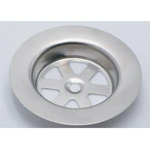 Bathroom Sink Strainer Parts SS 201 0.4 - 0.6 Mm Thickness Anti - Corrosion