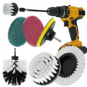 Vibratite Extended Drill Brush Attachment For Carpet Corner Cleaning