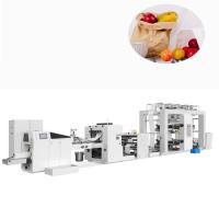 China Automatic Paper Bag Manufacturing Machine Roll Feeding Paper Bag Production Line on sale