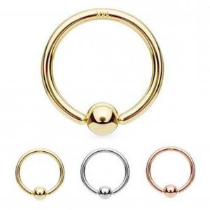 Piercing Jewelry 14K Gold Nipple Ring Hoop Cartilage Nose Eyebrow Lips