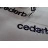 China Screen Print High Density Flexible Heat Transfer Labels With Custom Name Logo wholesale