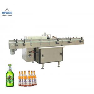 Wet / Cold Glue Labeling Machine For Beer Glass Bottles Jars Cans Tubes