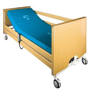 China Hospital Electric Five Functions Wooden Home Care Patient Nursing Bed supplier