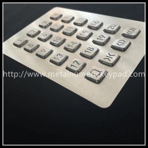 China IP65 Waterproof Numeric Keypad Access Control Digital Metal Keyboard supplier