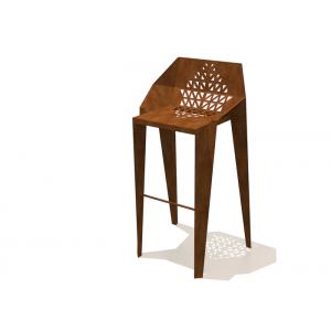 120cm Height Corten Steel Outdoor / Indoor Decorative Chair