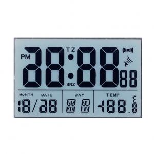 China Transparent 7 Segment TN LCD Display For Medical / Blood Glucose Meter supplier