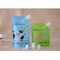 China 100ml Liquid Stand Up Spout Pouch Packing Soybean Milk on sale