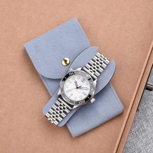 JUELONG Luxury Watch Travel Case Portable Watch Storage Bag Custom Logo Beaded Velvet Watch Pouch