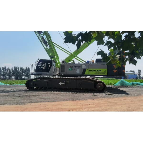 Zoomlion Crawler Cranes Model ZCC1800 WP10HG336E334 Engine 32m Lifting Jib