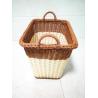 China PP Rattan Round Bathroom Storage Basket Hamper, Collapsible Large Laundry Basket wholesale