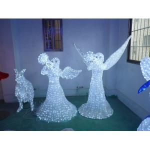 China lighted angel outdoor christmas decorations supplier