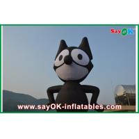 China Inflatable Animals Oxford Cloth PVC Inflatable Black Cat For Event / Amusement Park on sale