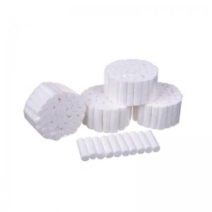 China sterile 8mm*25mm Dental Disposables Medicated Cotton Roll supplier